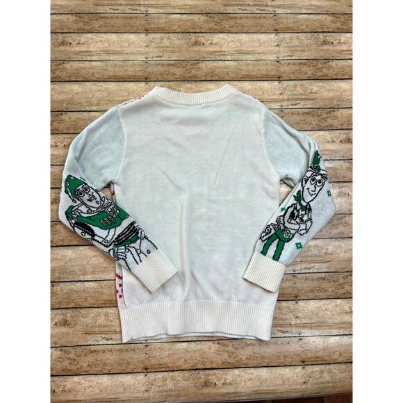 Disney Toy Story Pixar Rex Ugly Christmas Sweater Size 4T - Picture 2 of 9